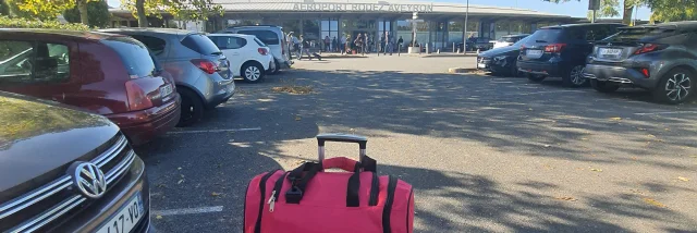 Parking de l'aéroport Rodez Aveyron