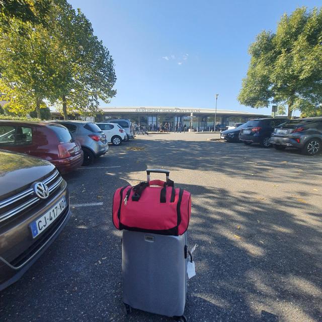 Parking de l'aéroport Rodez Aveyron