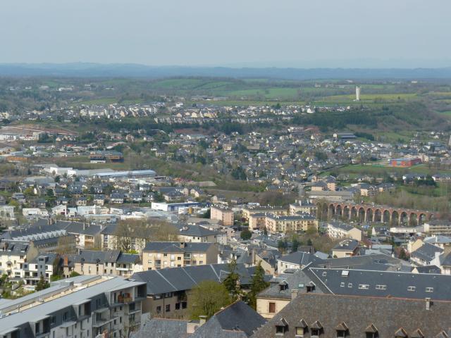 Rodez - vue Balquières