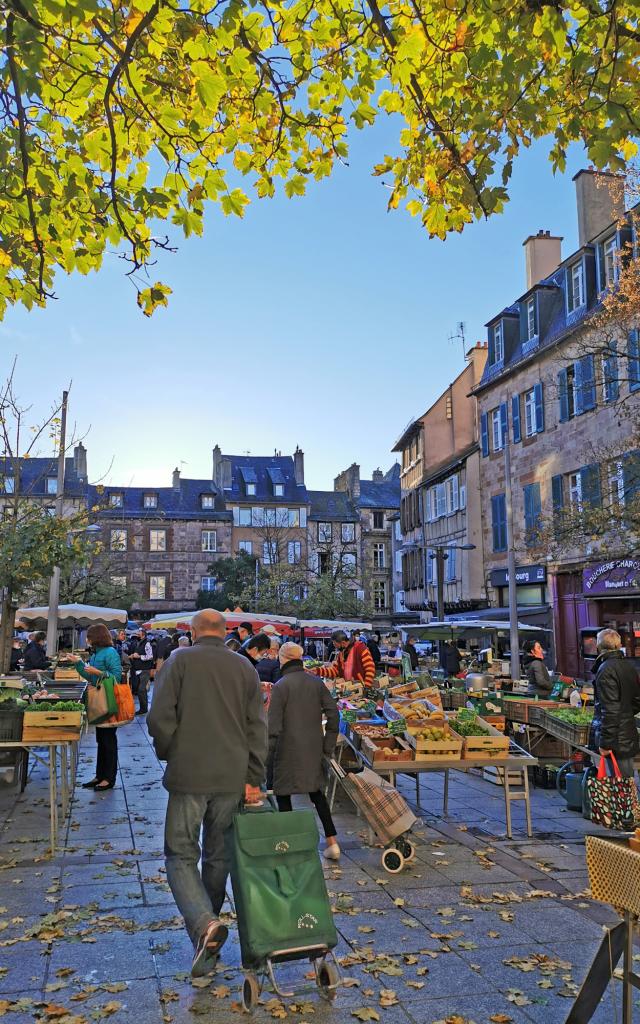 Le marché de Rodez à l'automne