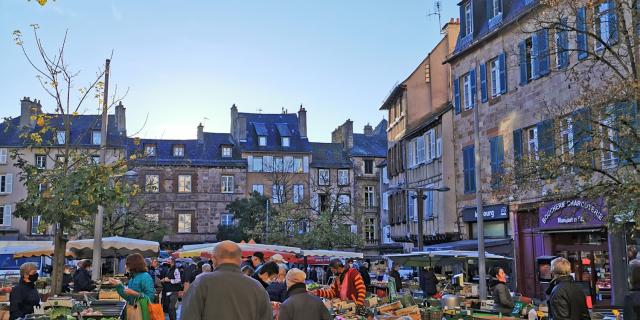 Le marché de Rodez à l'automne