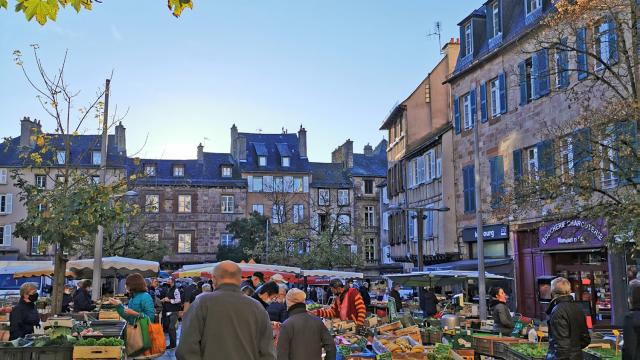 Le marché de Rodez à l'automne