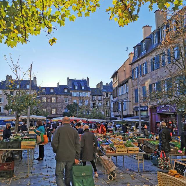 Le marché de Rodez à l'automne