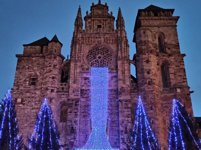 Noël à Rodez : la cascade