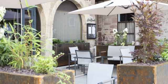 Terrasse du restaurant Hervé Busset