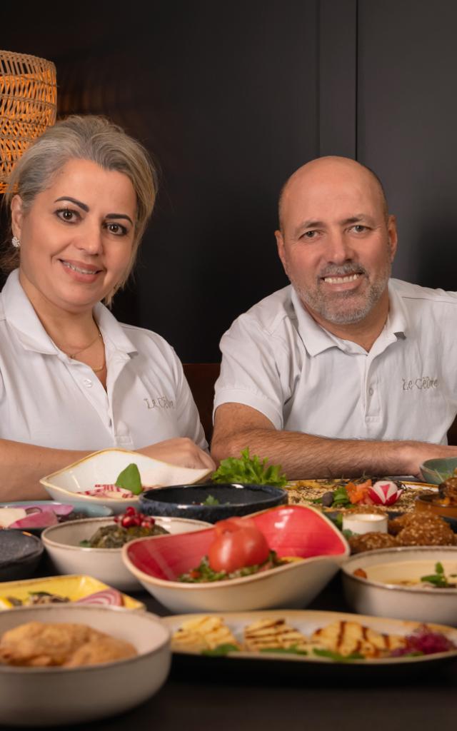 La famille Moussallem - Restaurant Le Cèdre