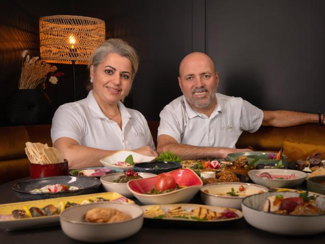 La famille Moussallem - Restaurant Le Cèdre