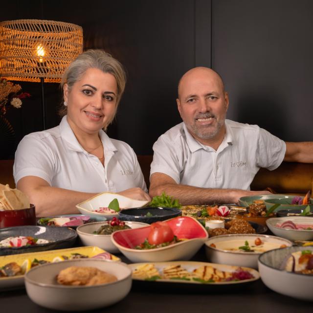 La famille Moussallem - Restaurant Le Cèdre