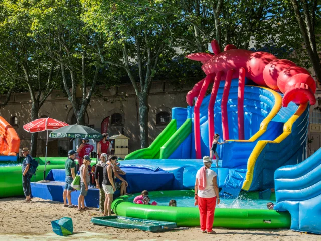 Rodez Plage : gonflables