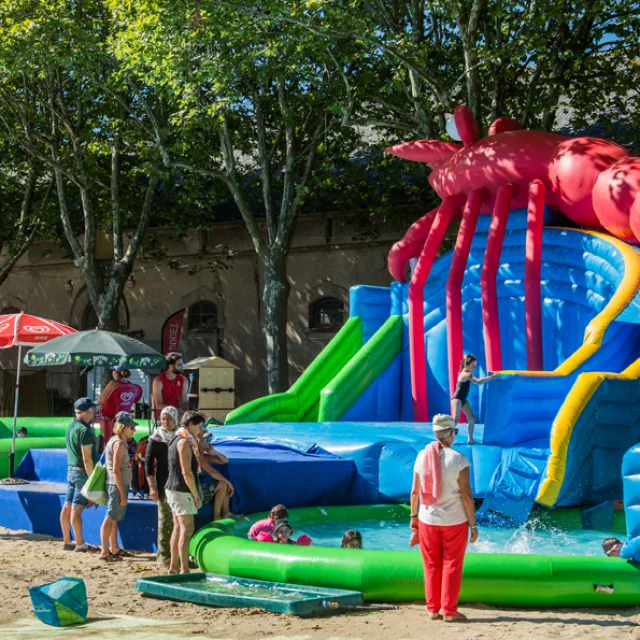 Rodez Plage : gonflables