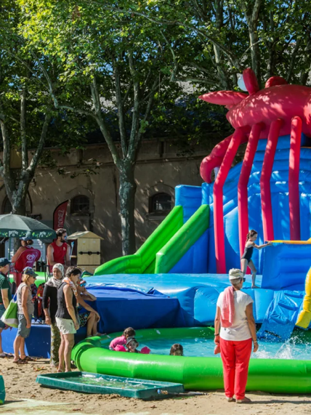 Rodez Plage : gonflables