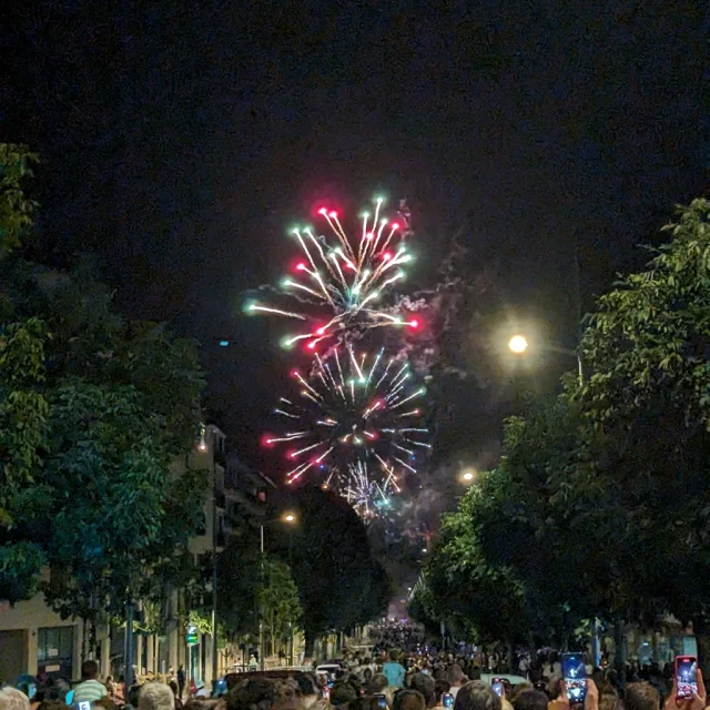 Rodez : feu d'artifices